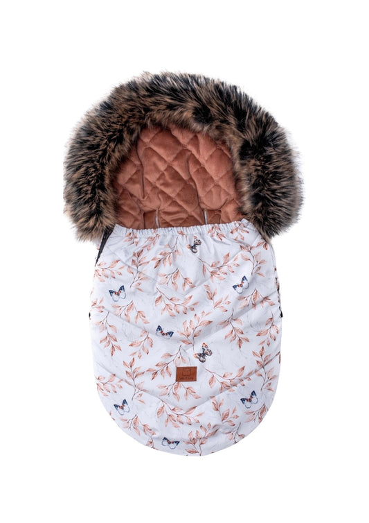 Faux fur unisex pram footmuff