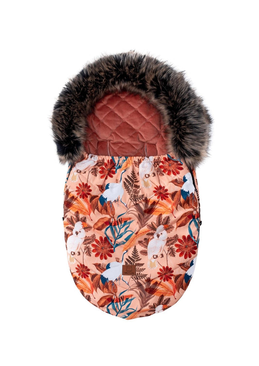 Faux fur unisex pram footmuff